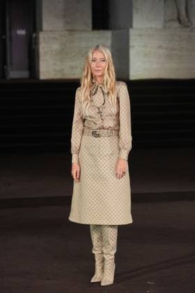 Milan, Milan Women s Fashion Week Spring Summer 2026 - Women s Fashion, Spring Summer 2026 - Gucci fashion show - guests in the photo: Gwyneth Paltrow  Copyright: xRiccardoxGIordanox xipa-agency.netx xRiccardoxGiordano IPAx IPA_Agency_IPA65608863