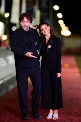 73rd San Sebastian International Film Festival: Flores para Antonio Red Carpet Isaki Lacuesta, Elena Molina attended Flores para Antonio Red Carpet during 73rd San Sebastian International Film Festival at Victoria Eugenia Theatre on September 23, 2025 in Donostia San Sebastian, Spain Photo by IMAGO MPG Donostia San Sebastian Victoria Eugenia Theatre Euskadi Spain  Copyright: xMPGx