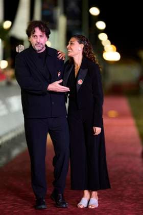 73rd San Sebastian International Film Festival: Flores para Antonio Red Carpet Isaki Lacuesta, Elena Molina attended Flores para Antonio Red Carpet during 73rd San Sebastian International Film Festival at Victoria Eugenia Theatre on September 23, 2025 in Donostia San Sebastian, Spain Photo by IMAGO MPG Donostia San Sebastian Victoria Eugenia Theatre Euskadi Spain  Copyright: xMPGx