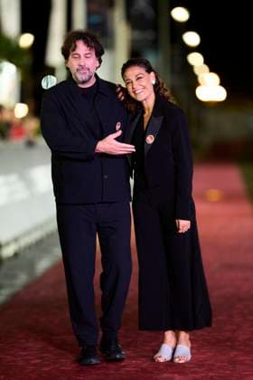 73rd San Sebastian International Film Festival: Flores para Antonio Red Carpet Isaki Lacuesta, Elena Molina attended Flores para Antonio Red Carpet during 73rd San Sebastian International Film Festival at Victoria Eugenia Theatre on September 23, 2025 in Donostia San Sebastian, Spain Photo by IMAGO MPG Donostia San Sebastian Victoria Eugenia Theatre Euskadi Spain  Copyright: xMPGx