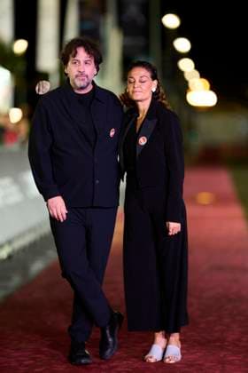 73rd San Sebastian International Film Festival: Flores para Antonio Red Carpet Isaki Lacuesta, Elena Molina attended Flores para Antonio Red Carpet during 73rd San Sebastian International Film Festival at Victoria Eugenia Theatre on September 23, 2025 in Donostia San Sebastian, Spain Photo by IMAGO MPG Donostia San Sebastian Victoria Eugenia Theatre Euskadi Spain  Copyright: xMPGx