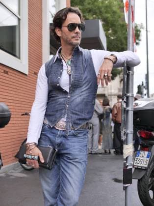 Milan, Milan Women s Fashion Week Spring Summer 2026 - Women s Fashion, Spring Summer 2026 - Diesel fashion show - arrivals - In the photo: guest  Copyright: xLucaxPontix xipa-agency.netx xLucaPonti IpaAgencyx IPA_Agency_IPA65617967