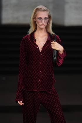 Milan, Milan Women s Fashion Week Spring Summer 2026 - Women s Fashion, Spring Summer 2026 - Gucci fashion show - guests in the photo: Emma Mae Koch  Copyright: xRiccardoxGIordanox xipa-agency.netx xRiccardoxGiordano IPAx IPA_Agency_IPA65619115