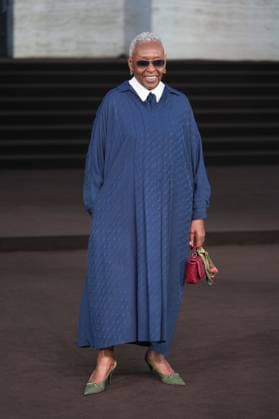 Milan, Milan Women s Fashion Week Spring Summer 2026 - Women s Fashion, Spring Summer 2026 - Gucci fashion show - guests in the photo: Bethann Hardison  Copyright: xRiccardoxGIordanox xipa-agency.netx xRiccardoxGiordano IPAx IPA_Agency_IPA65619310
