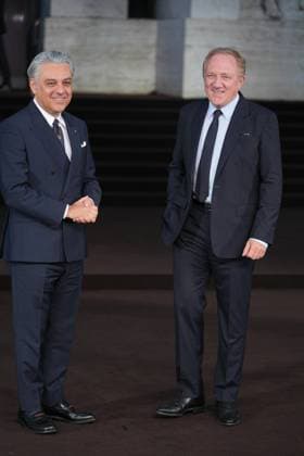 Milan, Milan Women s Fashion Week Spring Summer 2026 - Women s Fashion, Spring Summer 2026 - Gucci fashion show - guests in the photo: François-Henri Pinault  Copyright: xRiccardoxGIordanox xipa-agency.netx xRiccardoxGiordano IPAx IPA_Agency_IPA65619347