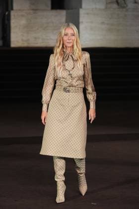 Milan, Milan Women s Fashion Week Spring Summer 2026 - Women s Fashion, Spring Summer 2026 - Gucci fashion show - guests in the photo: Gwyneth Paltrow  Copyright: xRiccardoxGIordanox xipa-agency.netx xRiccardoxGiordano IPAx IPA_Agency_IPA65619513