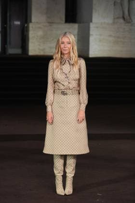 Milan, Milan Women s Fashion Week Spring Summer 2026 - Women s Fashion, Spring Summer 2026 - Gucci fashion show - guests in the photo: Gwyneth Paltrow  Copyright: xRiccardoxGIordanox xipa-agency.netx xRiccardoxGiordano IPAx IPA_Agency_IPA65619533