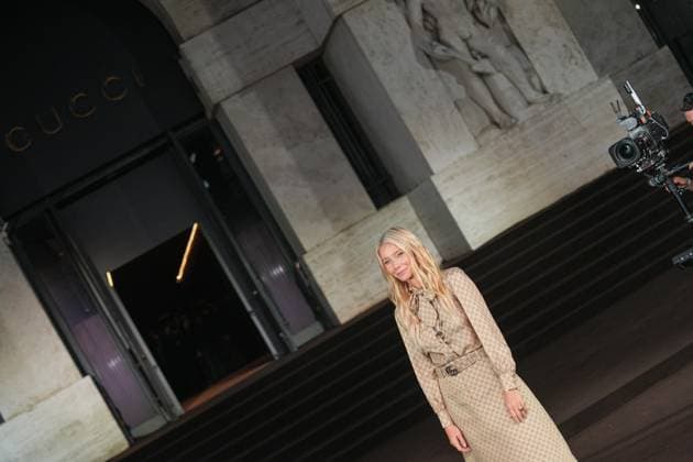 Milan, Milan Women s Fashion Week Spring Summer 2026 - Women s Fashion, Spring Summer 2026 - Gucci fashion show - guests in the photo: Gwyneth Paltrow  Copyright: xRiccardoxGIordanox xipa-agency.netx xRiccardoxGiordano IPAx IPA_Agency_IPA65619534