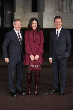 Milan, Milan Women s Fashion Week Spring Summer 2026 - Women s Fashion, Spring Summer 2026 - Gucci fashion show - guests in the photo: Spike Jonze Halina Rejin Edward Norton  Copyright: xRiccardoxGIordanox xipa-agency.netx xRiccardoxGiordano IPAx IPA_Agency_IPA65619577