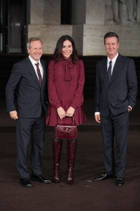 Milan, Milan Women s Fashion Week Spring Summer 2026 - Women s Fashion, Spring Summer 2026 - Gucci fashion show - guests in the photo: Spike Jonze Halina Rejin Edward Norton  Copyright: xRiccardoxGIordanox xipa-agency.netx xRiccardoxGiordano IPAx IPA_Agency_IPA65619578