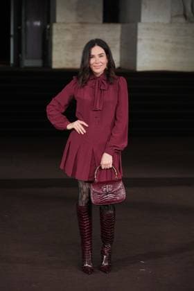 Milan, Milan Women s Fashion Week Spring Summer 2026 - Women s Fashion, Spring Summer 2026 - Gucci fashion show - guests in the photo: Halina Rejin  Copyright: xRiccardoxGIordanox xipa-agency.netx xRiccardoxGiordano IPAx IPA_Agency_IPA65619598