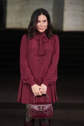 Milan, Milan Women s Fashion Week Spring Summer 2026 - Women s Fashion, Spring Summer 2026 - Gucci fashion show - guests in the photo: Halina Rejin  Copyright: xRiccardoxGIordanox xipa-agency.netx xRiccardoxGiordano IPAx IPA_Agency_IPA65619606