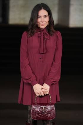 Milan, Milan Women s Fashion Week Spring Summer 2026 - Women s Fashion, Spring Summer 2026 - Gucci fashion show - guests in the photo: Halina Rejin  Copyright: xRiccardoxGIordanox xipa-agency.netx xRiccardoxGiordano IPAx IPA_Agency_IPA65619609