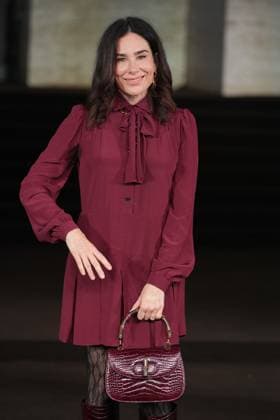 Milan, Milan Women s Fashion Week Spring Summer 2026 - Women s Fashion, Spring Summer 2026 - Gucci fashion show - guests in the photo: Halina Rejin  Copyright: xRiccardoxGIordanox xipa-agency.netx xRiccardoxGiordano IPAx IPA_Agency_IPA65619611