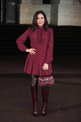 Milan, Milan Women s Fashion Week Spring Summer 2026 - Women s Fashion, Spring Summer 2026 - Gucci fashion show - guests in the photo: Halina Rejin  Copyright: xRiccardoxGIordanox xipa-agency.netx xRiccardoxGiordano IPAx IPA_Agency_IPA65619618