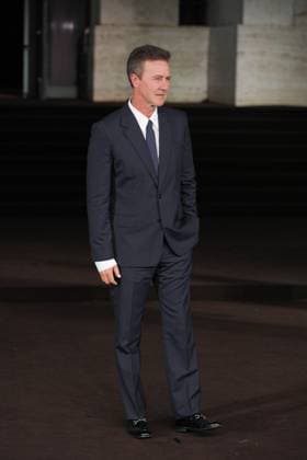 Milan, Milan Women s Fashion Week Spring Summer 2026 - Women s Fashion, Spring Summer 2026 - Gucci fashion show - guests in the photo: Edward Norton  Copyright: xRiccardoxGIordanox xipa-agency.netx xRiccardoxGiordano IPAx IPA_Agency_IPA65619668