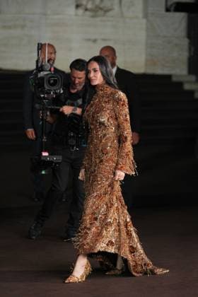 Milan, Milan Women s Fashion Week Spring Summer 2026 - Women s Fashion, Spring Summer 2026 - Gucci fashion show - guests in the photo: Demi Moore  Copyright: xRiccardoxGIordanox xipa-agency.netx xRiccardoxGiordano IPAx IPA_Agency_IPA65619905