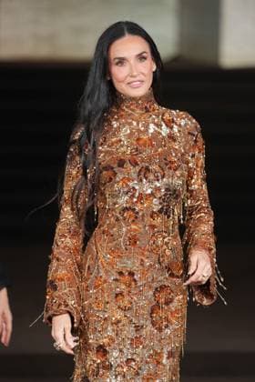 Milan, Milan Women s Fashion Week Spring Summer 2026 - Women s Fashion, Spring Summer 2026 - Gucci fashion show - guests in the photo: Demi Moore  Copyright: xRiccardoxGIordanox xipa-agency.netx xRiccardoxGiordano IPAx IPA_Agency_IPA65619914