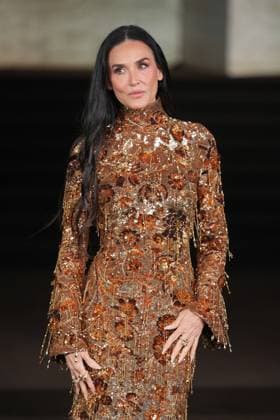 Milan, Milan Women s Fashion Week Spring Summer 2026 - Women s Fashion, Spring Summer 2026 - Gucci fashion show - guests in the photo: Demi Moore  Copyright: xRiccardoxGIordanox xipa-agency.netx xRiccardoxGiordano IPAx IPA_Agency_IPA65619920