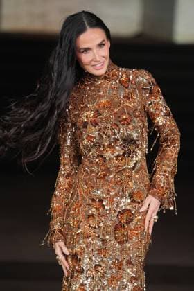 Milan, Milan Women s Fashion Week Spring Summer 2026 - Women s Fashion, Spring Summer 2026 - Gucci fashion show - guests in the photo: Demi Moore  Copyright: xRiccardoxGIordanox xipa-agency.netx xRiccardoxGiordano IPAx IPA_Agency_IPA65619942