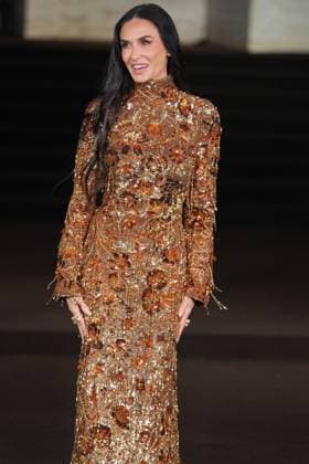 Milan, Milan Women s Fashion Week Spring Summer 2026 - Women s Fashion, Spring Summer 2026 - Gucci fashion show - guests in the photo: Demi Moore  Copyright: xRiccardoxGIordanox xipa-agency.netx xRiccardoxGiordano IPAx IPA_Agency_IPA65619938