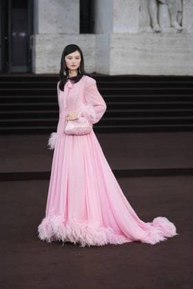 Milan, Milan Women s Fashion Week Spring Summer 2026 - Women s Fashion, Spring Summer 2026. - Gucci fashion show - guests in the photo: He Cong  Copyright: xRiccardoxGIordanox xipa-agency.netx xRiccardoxGiordano IPAx IPA_Agency_IPA65620066