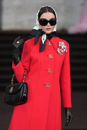 Milan, Milan Women s Fashion Week Spring Summer 2026 - Women s Fashion, Spring Summer 2026 - Gucci fashion show - guests in the photo: Maria Carla Boscono  Copyright: xRiccardoxGIordanox xipa-agency.netx xRiccardoxGiordano IPAx IPA_Agency_IPA65620170