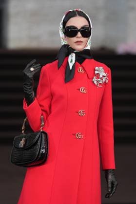 Milan, Milan Women s Fashion Week Spring Summer 2026 - Women s Fashion, Spring Summer 2026 - Gucci fashion show - guests in the photo: Maria Carla Boscono  Copyright: xRiccardoxGIordanox xipa-agency.netx xRiccardoxGiordano IPAx IPA_Agency_IPA65620172