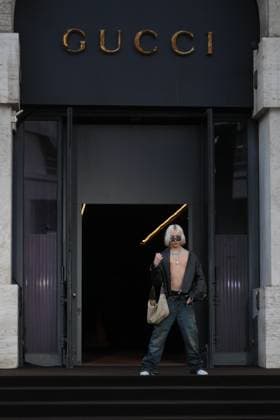 Milan, Milan Women s Fashion Week Spring Summer 2026 - Women s Fashion, Spring Summer 2026. - Gucci fashion show - guests in the photo: Nettspend  Copyright: xRiccardoxGIordanox xipa-agency.netx xRiccardoxGiordano IPAx IPA_Agency_IPA65620095