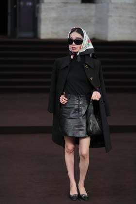 Milan, Milan Women s Fashion Week Spring Summer 2026 - Women s Fashion, Spring Summer 2026 - Gucci fashion show - guests in the photo: Erika Toda  Copyright: xRiccardoxGIordanox xipa-agency.netx xRiccardoxGiordano IPAx IPA_Agency_IPA65620103