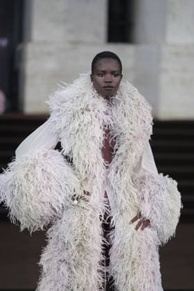 Milan, Milan Women s Fashion Week Spring Summer 2026 - Women s Fashion, Spring Summer 2026 - Gucci fashion show - guests in the photo: Akolde Meen  Copyright: xRiccardoxGIordanox xipa-agency.netx xRiccardoxGiordano IPAx IPA_Agency_IPA65620157