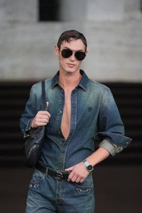 Milan, Milan Women s Fashion Week Spring Summer 2026 - Women s Fashion, Spring Summer 2026 - Gucci fashion show - guests in the photo: Kit Butler  Copyright: xRiccardoxGIordanox xipa-agency.netx xRiccardoxGiordano IPAx IPA_Agency_IPA65620245