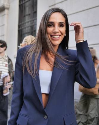 Milan, Milan Women s Fashion Week Spring Summer 2026 - Women s Fashion, Spring Summer 2026 - Iceberg fashion show - arrivals - In the photo: guest  Copyright: xLucaxPontix xipa-agency.netx xLucaPonti IpaAgencyx IPA_Agency_IPA65621918