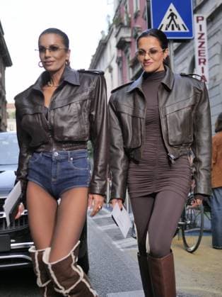 Milan, Milan Women s Fashion Week Spring Summer 2026 - Women s Fashion, Spring Summer 2026 - Iceberg fashion show - arrivals - In the photo: guest  Copyright: xLucaxPontix xipa-agency.netx xLucaPonti IpaAgencyx IPA_Agency_IPA65621995