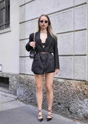 Milan, Milan Women s Fashion Week Spring Summer 2026 - Women s Fashion, Spring Summer 2026 - Iceberg fashion show - arrivals - In the photo: guest  Copyright: xLucaxPontix xipa-agency.netx xLucaPonti IpaAgencyx IPA_Agency_IPA65621987