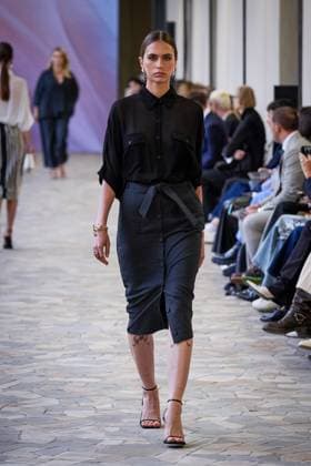 Martino Midali fashion show during the Milan Fashion Week - Womenswear S S 2026 in Milan, Italy on 23 September 2025. A model walks the runway at the Martino Midali fashion show during the Milan Fashion Week - Womenswear Spring Summer 2026 in Milan, Italy on 23 September 2025., Credit:Stefano Costantino TTL Avalon Italy, Milan  Copyright: xStefanoxCostantinoxTTLx xAvalonx 1039709735