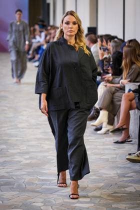 Martino Midali fashion show during the Milan Fashion Week - Womenswear S S 2026 in Milan, Italy on 23 September 2025. A model walks the runway at the Martino Midali fashion show during the Milan Fashion Week - Womenswear Spring Summer 2026 in Milan, Italy on 23 September 2025., Credit:Stefano Costantino TTL Avalon Italy, Milan  Copyright: xStefanoxCostantinoxTTLx xAvalonx 1039709766