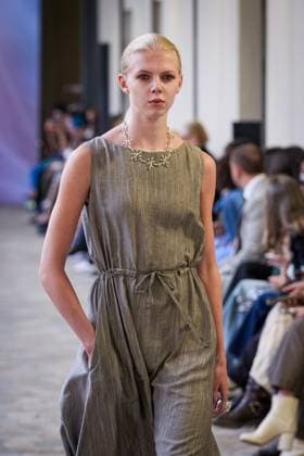 Martino Midali fashion show during the Milan Fashion Week - Womenswear S S 2026 in Milan, Italy on 23 September 2025. A model walks the runway at the Martino Midali fashion show during the Milan Fashion Week - Womenswear Spring Summer 2026 in Milan, Italy on 23 September 2025., Credit:Stefano Costantino TTL Avalon Italy, Milan  Copyright: xStefanoxCostantinoxTTLx xAvalonx 1039709824