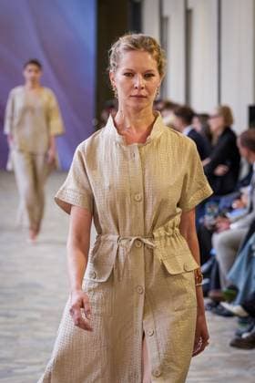 Martino Midali fashion show during the Milan Fashion Week - Womenswear S S 2026 in Milan, Italy on 23 September 2025. A model walks the runway at the Martino Midali fashion show during the Milan Fashion Week - Womenswear Spring Summer 2026 in Milan, Italy on 23 September 2025., Credit:Stefano Costantino TTL Avalon Italy, Milan  Copyright: xStefanoxCostantinoxTTLx xAvalonx 1039710071