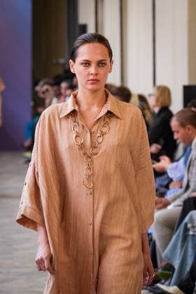 Martino Midali fashion show during the Milan Fashion Week - Womenswear S S 2026 in Milan, Italy on 23 September 2025. A model walks the runway at the Martino Midali fashion show during the Milan Fashion Week - Womenswear Spring Summer 2026 in Milan, Italy on 23 September 2025., Credit:Stefano Costantino TTL Avalon Italy, Milan  Copyright: xStefanoxCostantinoxTTLx xAvalonx 1039710111
