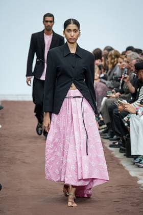 Dhruv Kapoor fashion show during the Milan Fashion Week - Womenswear S S 2026 in Milan, Italy on 23 September 2025. A model walks the runway at the Dhruv Kapoor fashion show during the Milan Fashion Week - Womenswear Spring Summer 2026 in Milan, Italy on 23 September 2025., Credit:Stefano Costantino TTL Avalon Italy, Milan  Copyright: xStefanoxCostantinoxTTLx xAvalonx 1039693054