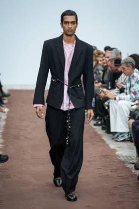 Dhruv Kapoor fashion show during the Milan Fashion Week - Womenswear S S 2026 in Milan, Italy on 23 September 2025. A model walks the runway at the Dhruv Kapoor fashion show during the Milan Fashion Week - Womenswear Spring Summer 2026 in Milan, Italy on 23 September 2025., Credit:Stefano Costantino TTL Avalon Italy, Milan  Copyright: xStefanoxCostantinoxTTLx xAvalonx 1039693072
