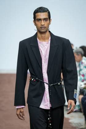 Dhruv Kapoor fashion show during the Milan Fashion Week - Womenswear S S 2026 in Milan, Italy on 23 September 2025. A model walks the runway at the Dhruv Kapoor fashion show during the Milan Fashion Week - Womenswear Spring Summer 2026 in Milan, Italy on 23 September 2025., Credit:Stefano Costantino TTL Avalon Italy, Milan  Copyright: xStefanoxCostantinoxTTLx xAvalonx 1039693084