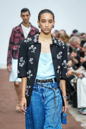 Dhruv Kapoor fashion show during the Milan Fashion Week - Womenswear S S 2026 in Milan, Italy on 23 September 2025. A model walks the runway at the Dhruv Kapoor fashion show during the Milan Fashion Week - Womenswear Spring Summer 2026 in Milan, Italy on 23 September 2025., Credit:Stefano Costantino TTL Avalon Italy, Milan  Copyright: xStefanoxCostantinoxTTLx xAvalonx 1039693117