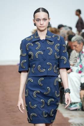Dhruv Kapoor fashion show during the Milan Fashion Week - Womenswear S S 2026 in Milan, Italy on 23 September 2025. A model walks the runway at the Dhruv Kapoor fashion show during the Milan Fashion Week - Womenswear Spring Summer 2026 in Milan, Italy on 23 September 2025., Credit:Stefano Costantino TTL Avalon Italy, Milan  Copyright: xStefanoxCostantinoxTTLx xAvalonx 1039693216