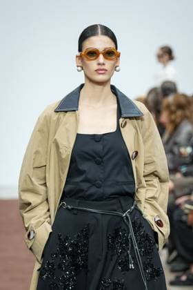 Dhruv Kapoor fashion show during the Milan Fashion Week - Womenswear S S 2026 in Milan, Italy on 23 September 2025. A model walks the runway at the Dhruv Kapoor fashion show during the Milan Fashion Week - Womenswear Spring Summer 2026 in Milan, Italy on 23 September 2025., Credit:Stefano Costantino TTL Avalon Italy, Milan  Copyright: xStefanoxCostantinoxTTLx xAvalonx 1039693267