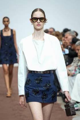 Dhruv Kapoor fashion show during the Milan Fashion Week - Womenswear S S 2026 in Milan, Italy on 23 September 2025. A model walks the runway at the Dhruv Kapoor fashion show during the Milan Fashion Week - Womenswear Spring Summer 2026 in Milan, Italy on 23 September 2025., Credit:Stefano Costantino TTL Avalon Italy, Milan  Copyright: xStefanoxCostantinoxTTLx xAvalonx 1039693284