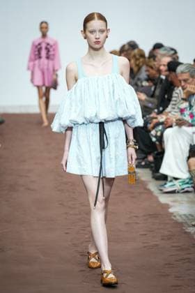 Dhruv Kapoor fashion show during the Milan Fashion Week - Womenswear S S 2026 in Milan, Italy on 23 September 2025. A model walks the runway at the Dhruv Kapoor fashion show during the Milan Fashion Week - Womenswear Spring Summer 2026 in Milan, Italy on 23 September 2025., Credit:Stefano Costantino TTL Avalon Italy, Milan  Copyright: xStefanoxCostantinoxTTLx xAvalonx 1039693389