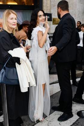MFW - Alberta Ferretti Arrivals Rocio Munoz Morales arrives to Alberta Ferretti fashion show during the Milan Fashion Week Women’s Spring-Summer 2026 on September 23, 2025 in Milan (Italy), Italy. Photo by Marco Piovanotto ABACAPRESS.COM Milan Italy  Copyright: xPiovanottoxMarco ABACAx