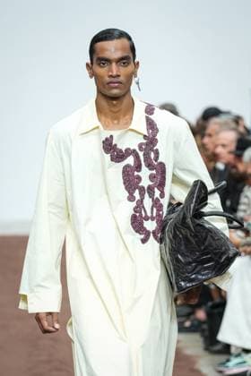 Dhruv Kapoor fashion show during the Milan Fashion Week - Womenswear S S 2026 in Milan, Italy on 23 September 2025. A model walks the runway at the Dhruv Kapoor fashion show during the Milan Fashion Week - Womenswear Spring Summer 2026 in Milan, Italy on 23 September 2025., Credit:Stefano Costantino TTL Avalon Italy, Milan  Copyright: xStefanoxCostantinoxTTLx xAvalonx 1039693431